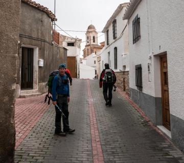 SANTUARIO DE LA VIRGEN DE MONTEAGUD DESDE ULEILA DEL CAMPO (CIRCULAR,S. DE FILABRES) 