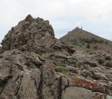 TETICA DE BACARES o CERRO NIMAX desde BACARES - REGRESO por PIEDRA DEL RELOJ y SENDERO PR-A14 (Sierra Filabres)